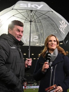 Christina Rann und Dieter Hecking (firo)